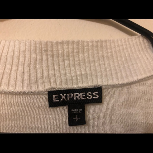 Express sweater white small - Picture 3 of 3